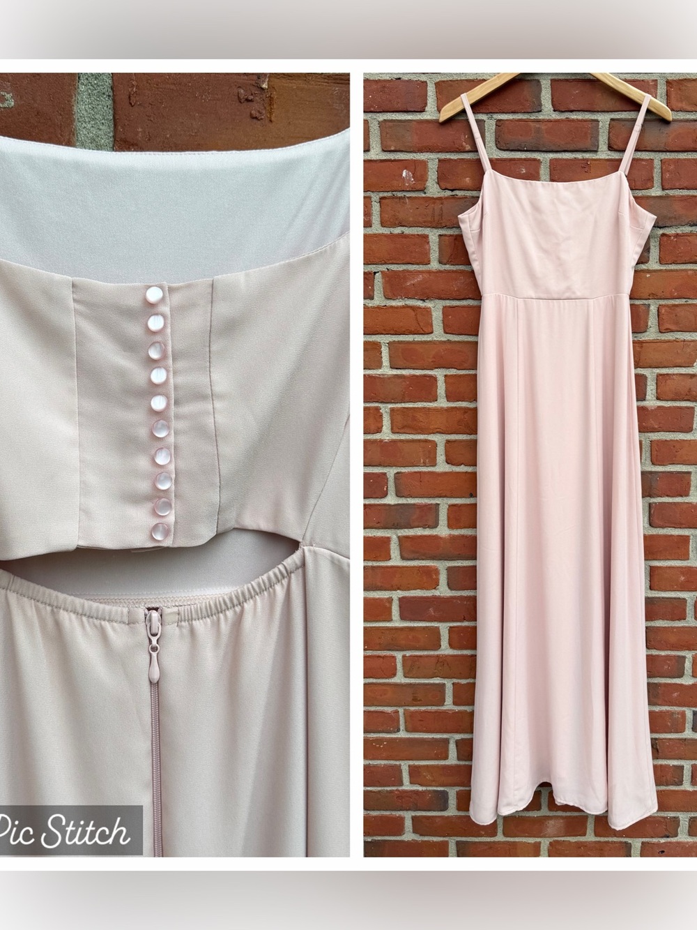 Show Me Your MuMu Blush Pink Button Back Maxi Dress